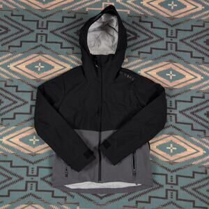 Oros Gambit Men's Jacket Small Solarcore Lined Black Gray Full Zip Outdoors Ski